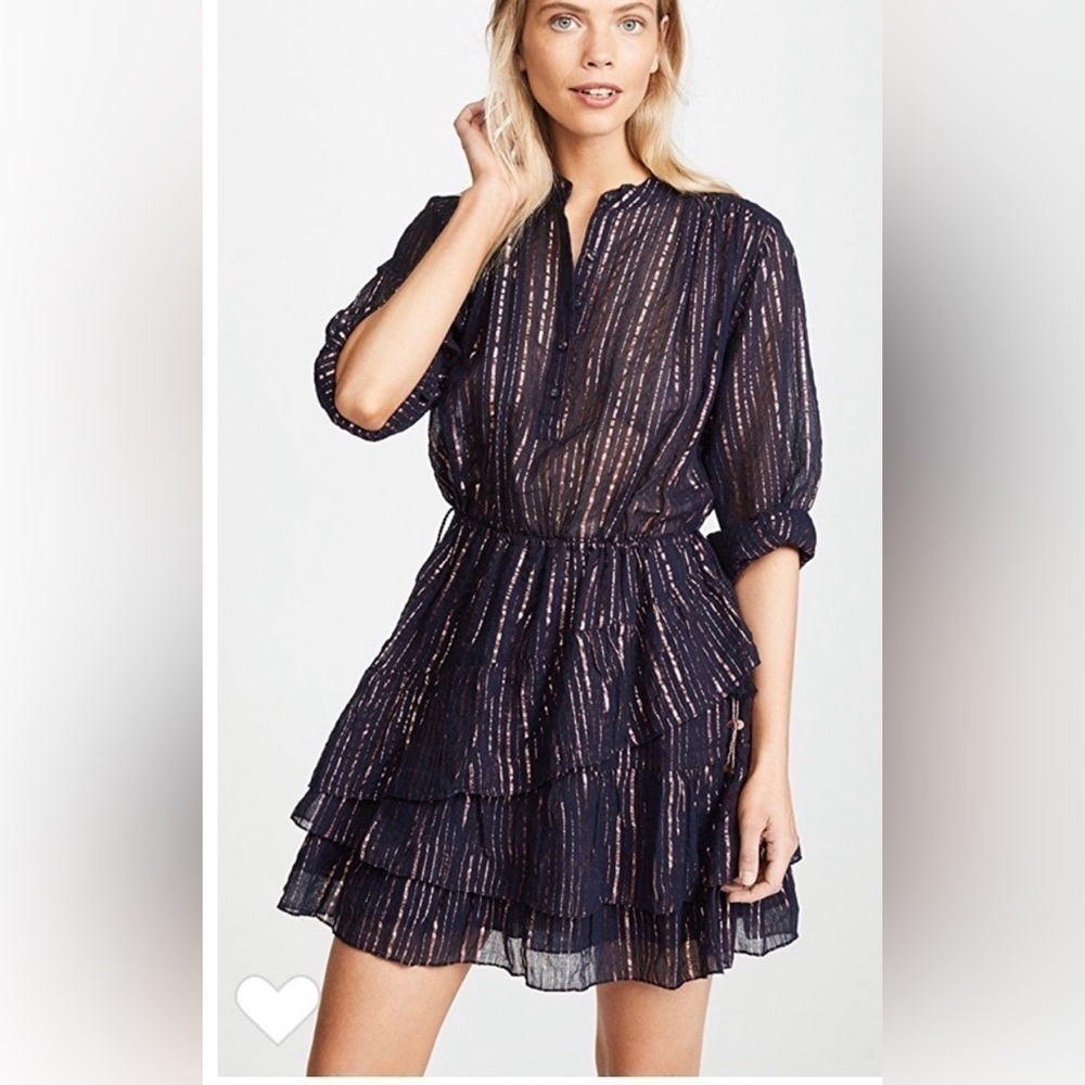 Ulla Johnson Della Dress Midnight 6 - Picture 2 of 13